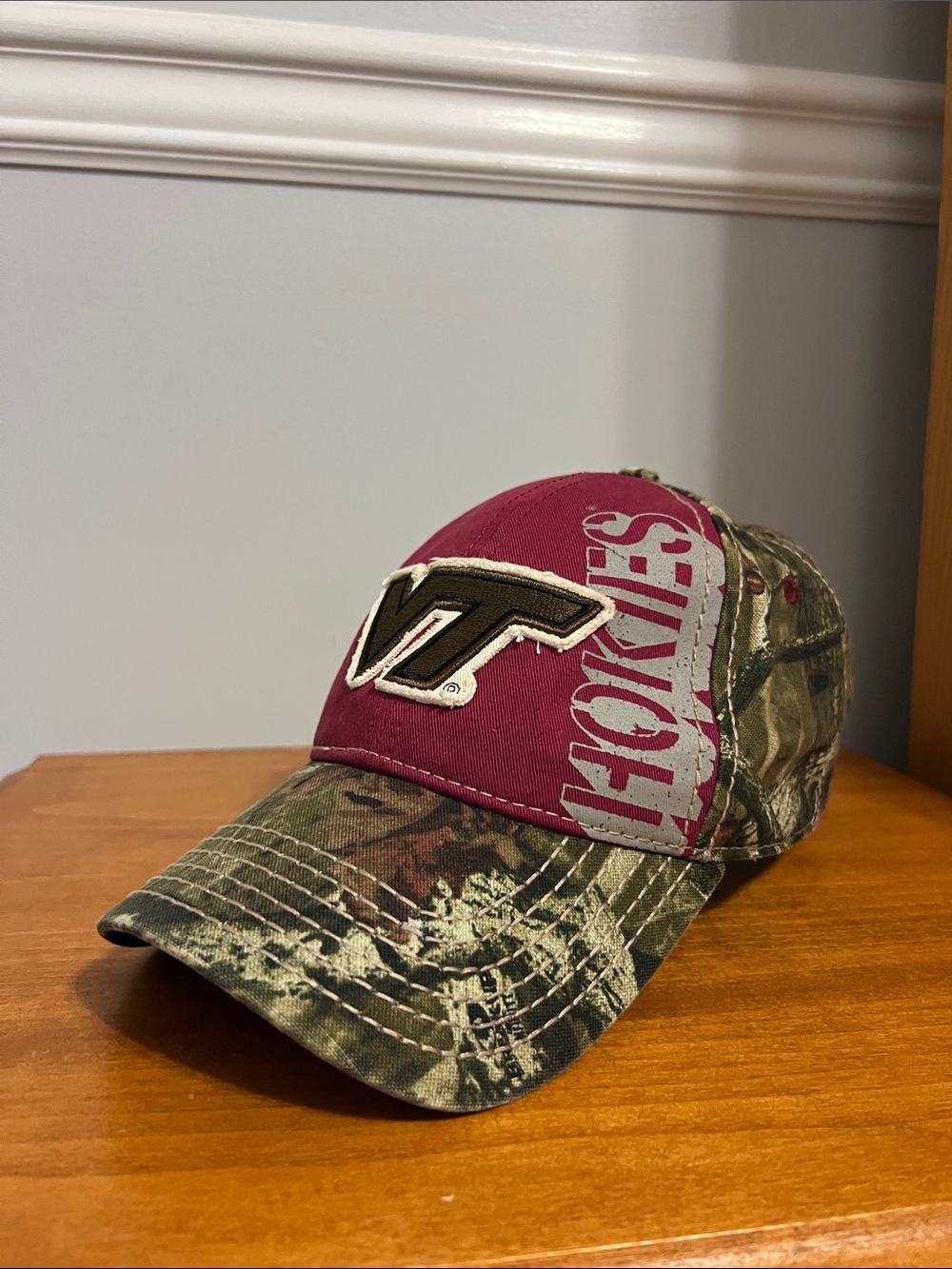 Virginia Tech Camo Baseball Cap